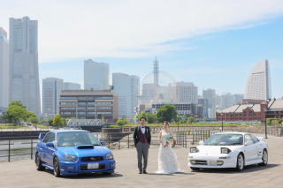愛車と特別なウェディングフォト【洋装ロケーション】