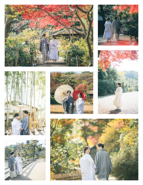 紅葉の美しい三溪園で　photo by Kaito saito