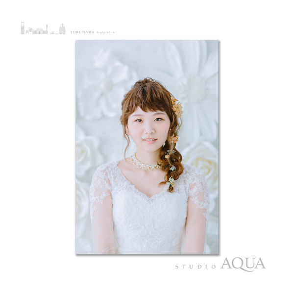 こだりわりブライダルヘアメイク 公開日 17年9月2日 Studio Aqua 横浜みなとみらい店 Decollte Company 神奈川県でフォトウェディング探すならphotorait