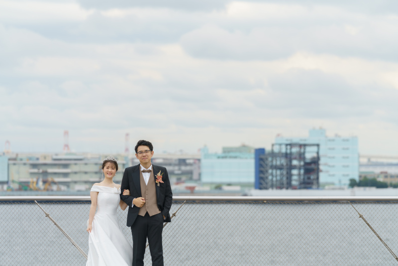 みなとみらいを背景に！【大桟橋ロケーション】