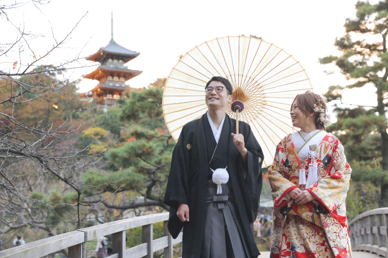 紅葉シーズンの三溪園　Photo by kenta ikeda