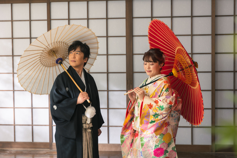 お二人らしさ溢れる撮影