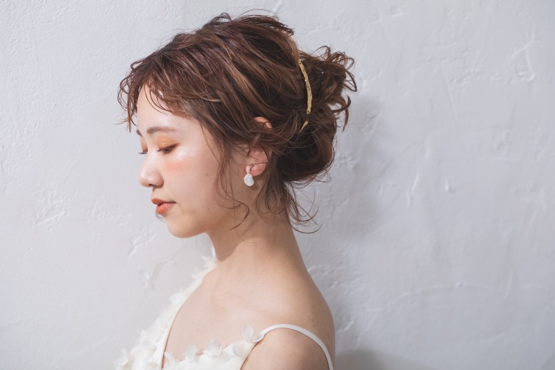 前撮りならではのお洒落ヘアを♡