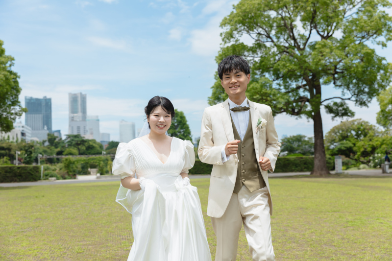 山下公園で自然と撮影!