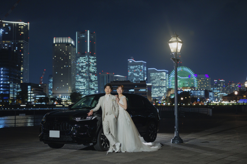 愛車と一緒にロケーションフォト