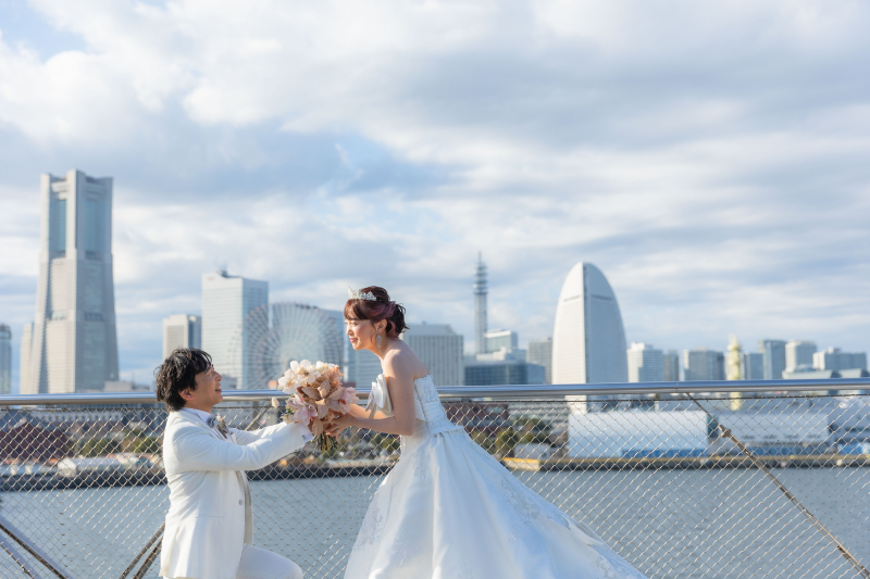 お二人らしさ溢れる撮影