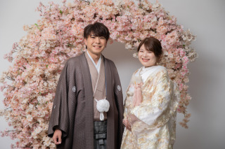 普段なかなか撮らないようなお写真もご結婚の記念に♪