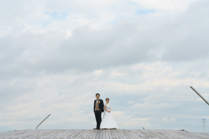 みなとみらいを背景に！【大桟橋ロケーション】