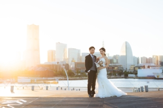 大桟橋夜景 Photo by ikeda