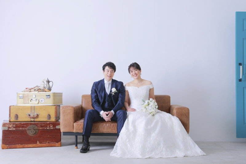 お二人らしさの洋装ハウススタジオ