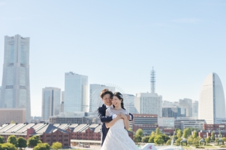 【大桟橋+屋内庭園】横浜店の定番プラン★【ロケーション+スタジオ】