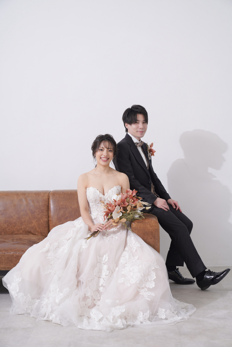 人目が気にならない室内撮影♪ お二人らしい雰囲気で