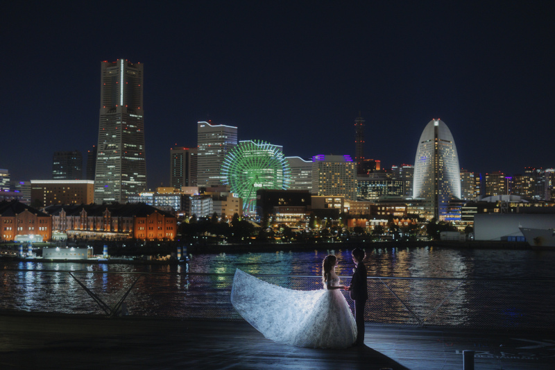 和装ハウススタジオ+日本大通り+大桟橋ロケーション