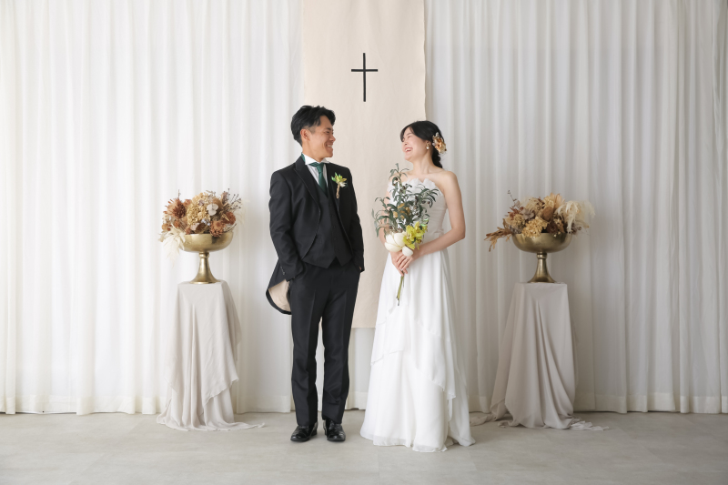 洋装で残す思い出の写真