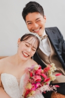 笑顔が素敵なふたり　photo by谷澤明美