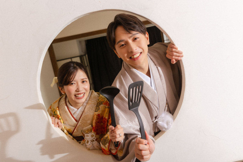 小物持ち込みOK!スタジオ撮影!