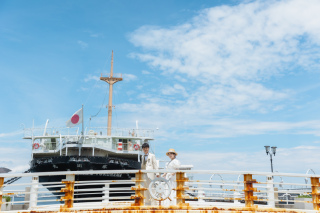 山下公園で自然と撮影!