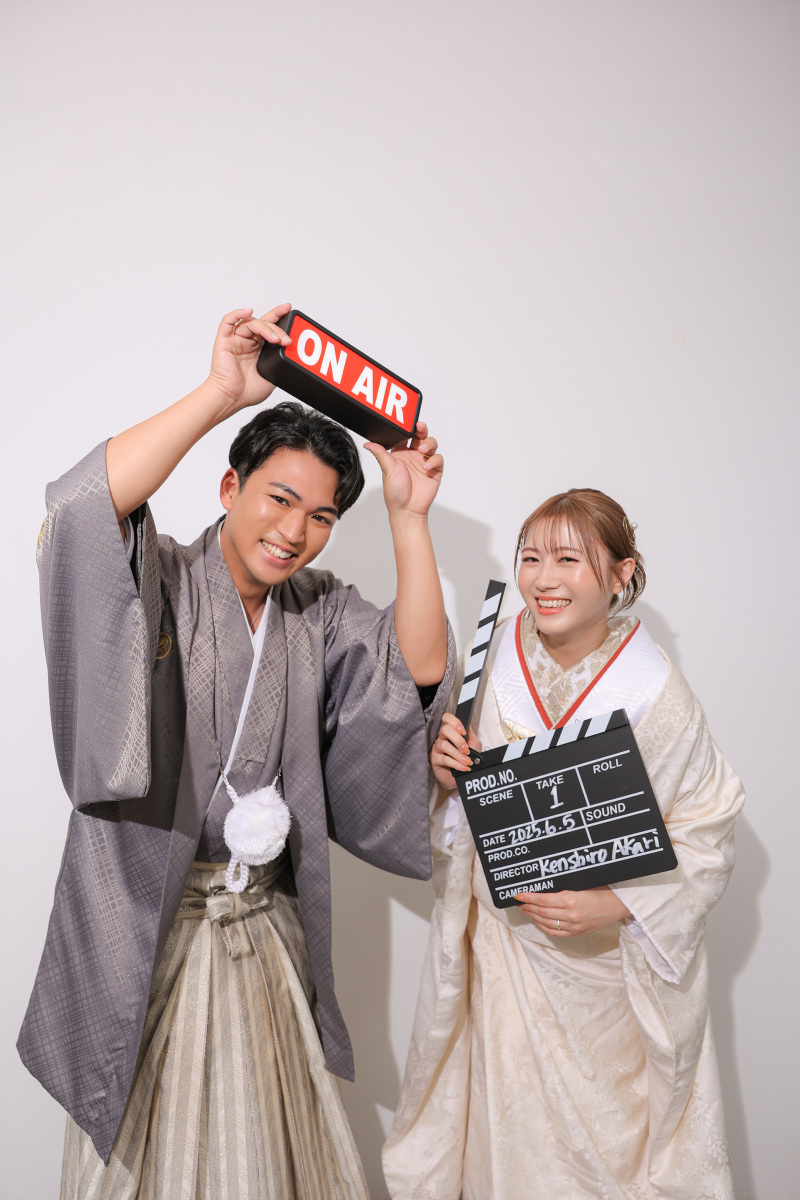 アイテムでお二人らしく和装ウェディング