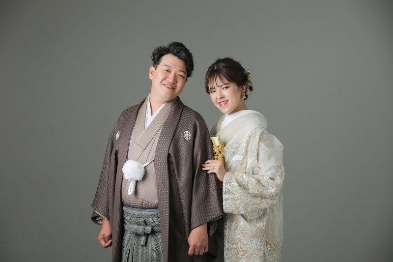ふんわり&クールに和装前撮り【和装ハウススタジオ】
