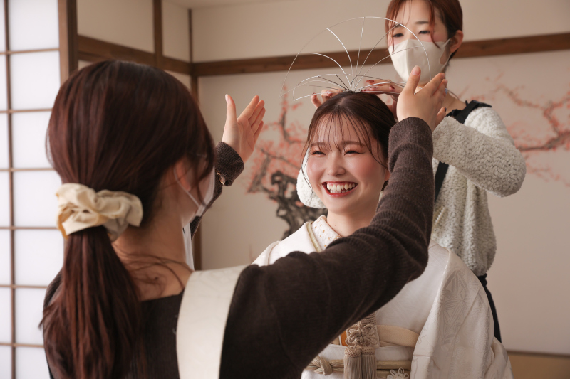 スタジオで残す写真