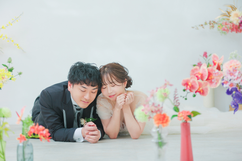 大家族で撮る記念写真