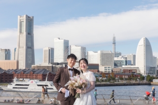 *笑顔で溢れるお2人と*【洋装ロケーション】