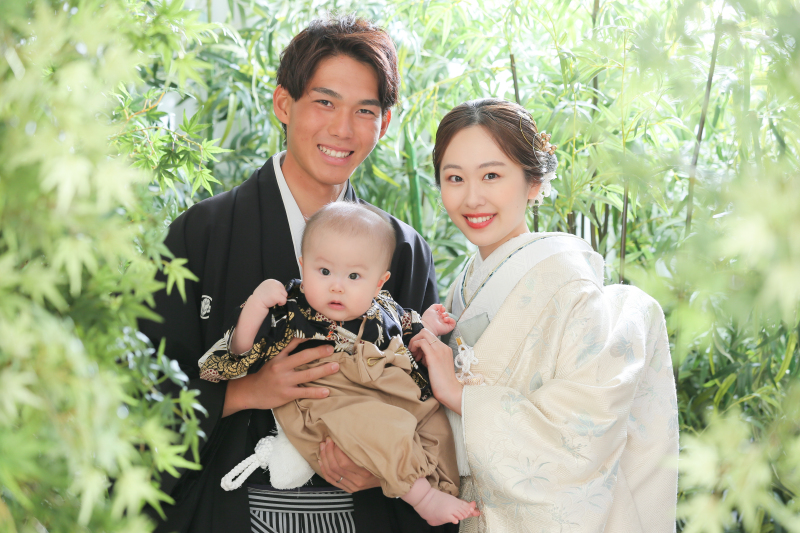 大切なご家族も一緒に◎【屋内庭園スタジオ】