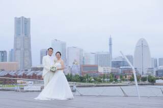 洋装ロケーション〜大桟橋夜景〜