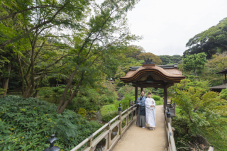 壮大な自然と残す【和装ロケーションプラン】