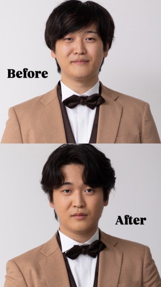 メンズヘアメイクでイメージチェンジ