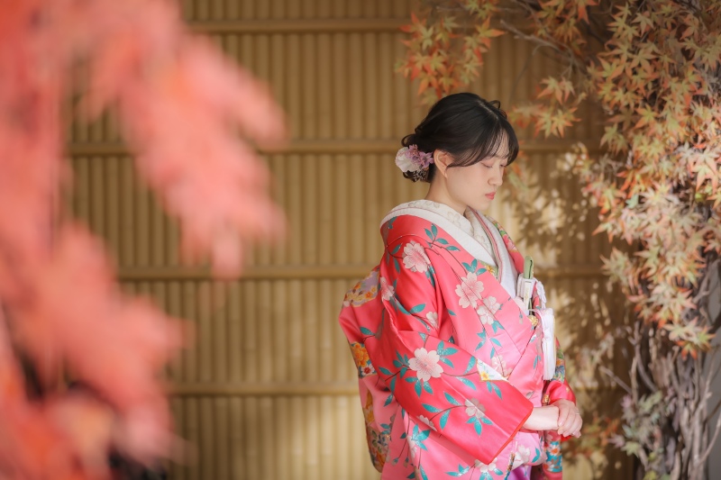 本格的な和の撮影