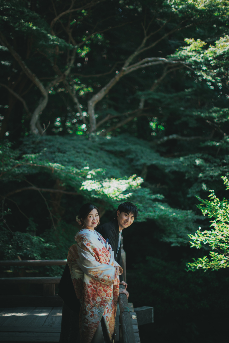 妙本寺と江ノ島の海で和洋ロケーション!