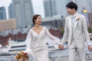 いろいろな表情のみなとみらいと一緒に♪【大桟橋ロケーション】