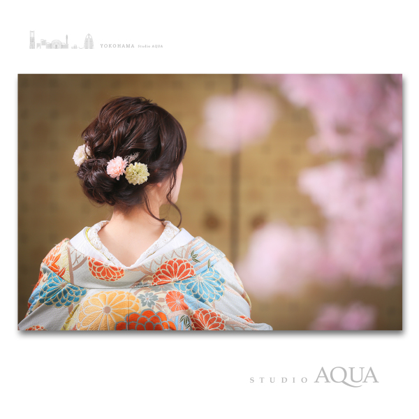 和装ヘアスタイル 公開日 18年4月15日 Studio Aqua 横浜みなとみらい店 Decollte Company 神奈川県でフォトウェディング探すならphotorait