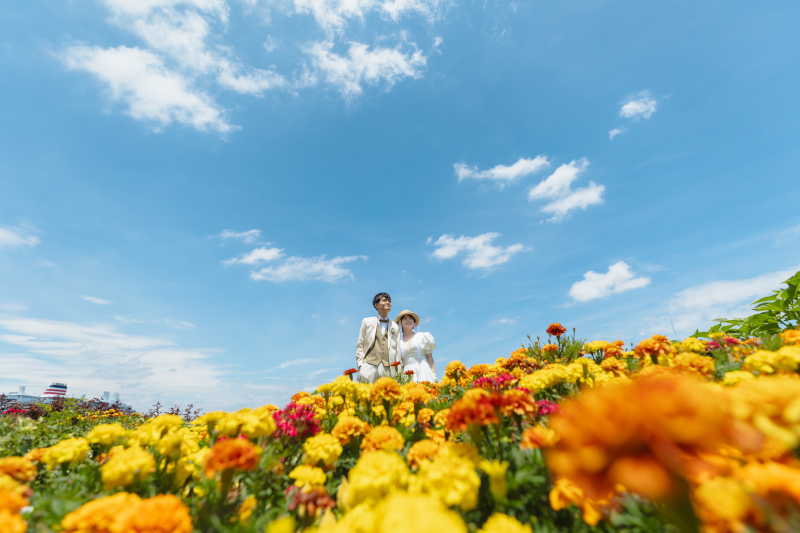 山下公園で自然と撮影!