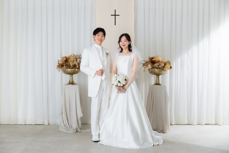 お二人らしいスタジオ撮影!