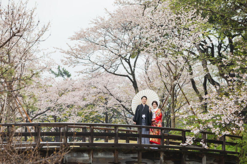 春先の撮影で華やかに◎