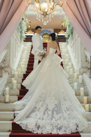 有形文化財で撮るチャペルウェディングフォト♪