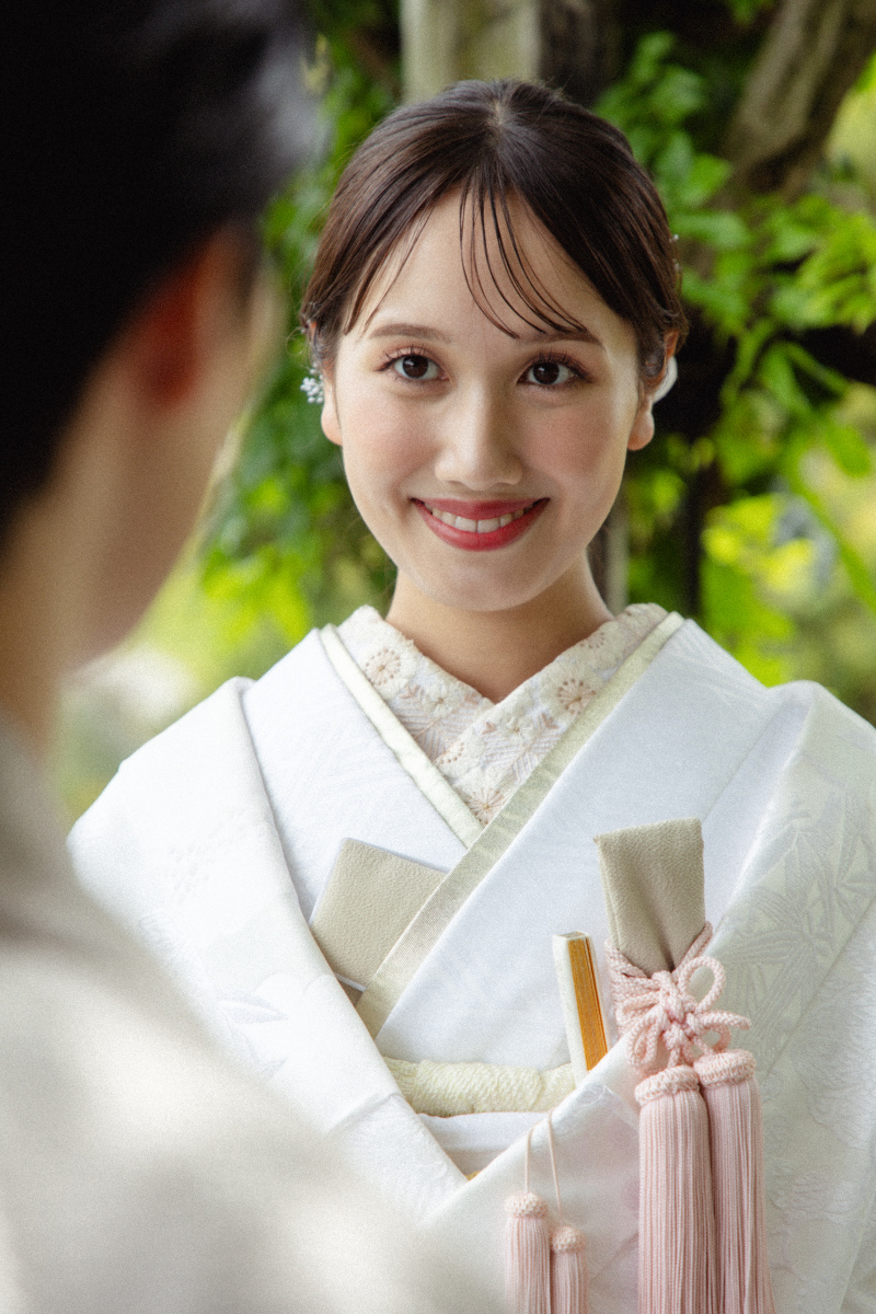 三溪園で残す。和装ロケーションフォト