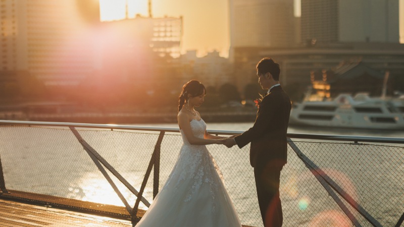 横浜の夕暮れと夜を