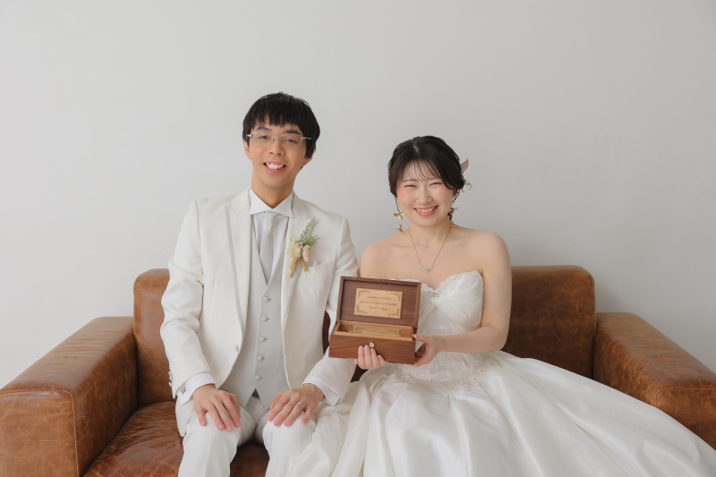 アイテムを使ってお二人らしく!
