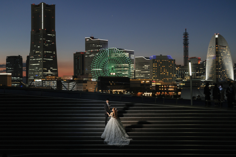 和装ハウススタジオ+日本大通り+大桟橋ロケーション