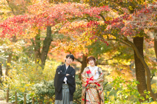 横浜の紅葉撮影なら三溪園　photo by 谷澤明美