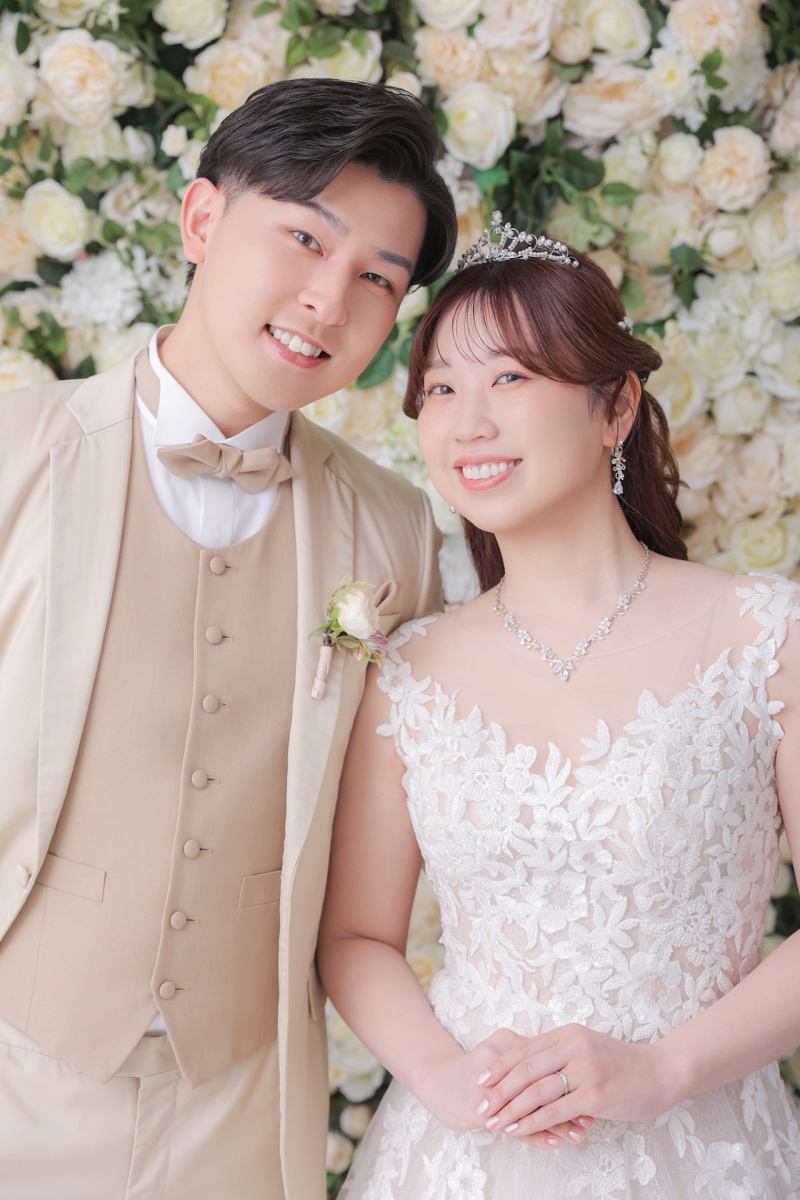 華やかなウエディングフォト♡【洋装ハウススタジオ】