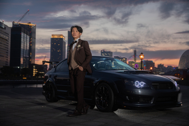 好きな車と一緒に