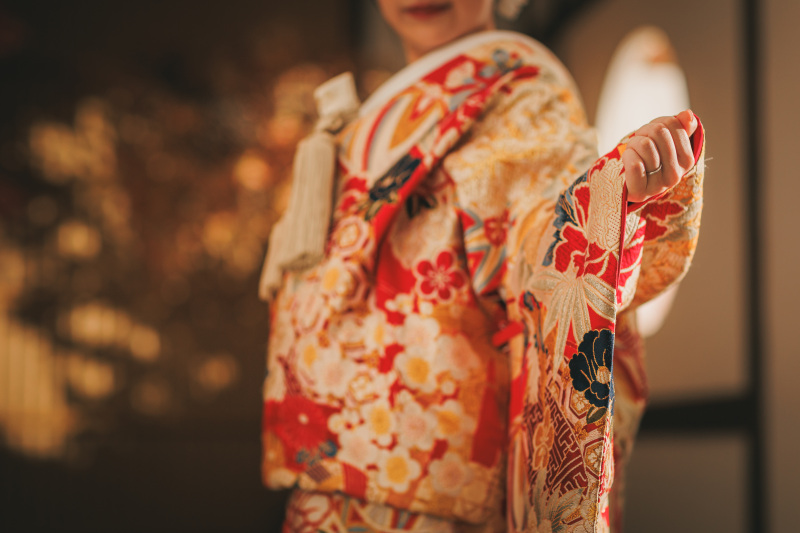 屋内庭園スタジオなら落ち着いた雰囲気のお写真を残すことができます！