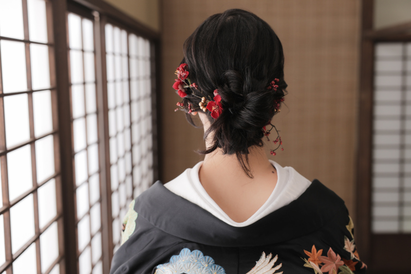 屋内庭園スタジオ撮影♪