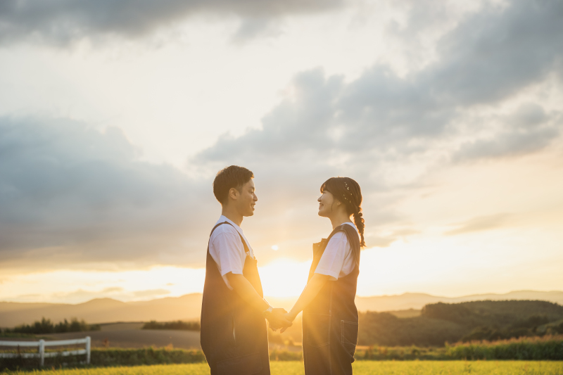 夕景撮影@北海道