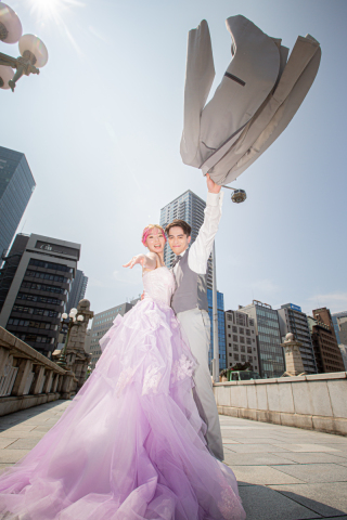 都会のオアシスで叶えるウェディングフォト