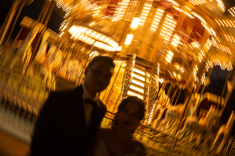 和装×洋装で叶える特別な一日〜大仙公園と光の遊園地でのロケーション撮影〜